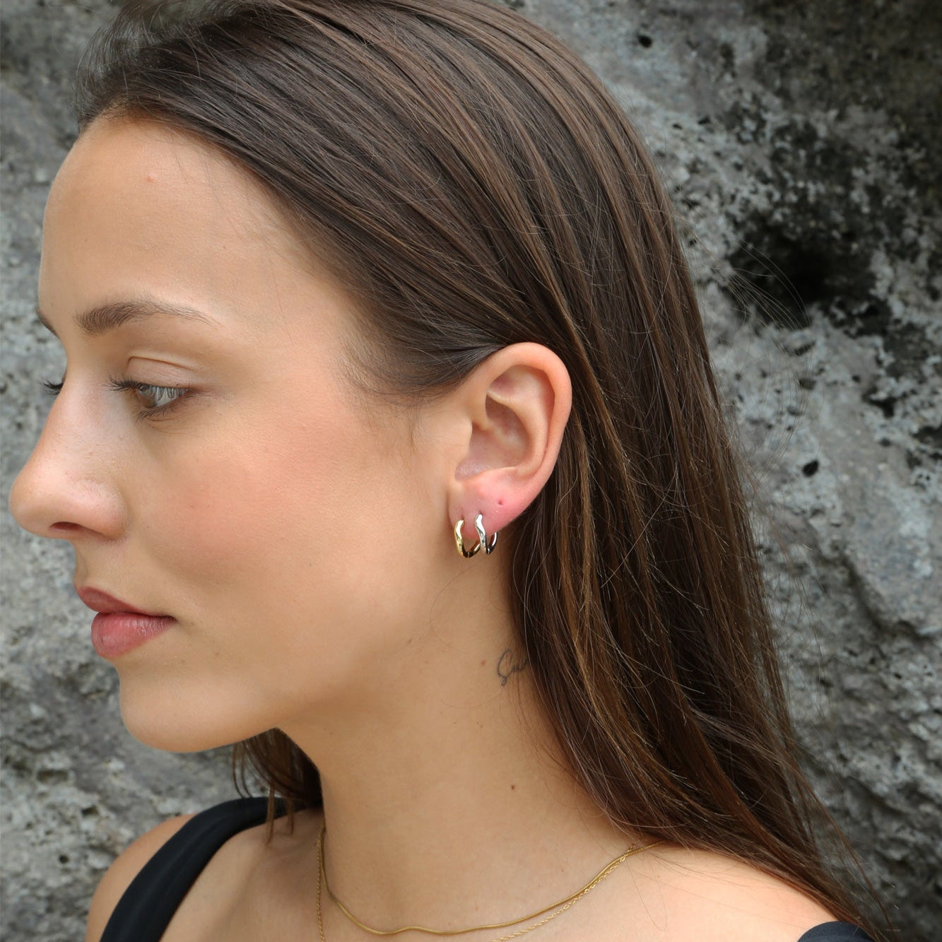Rebe Earrings - Gold