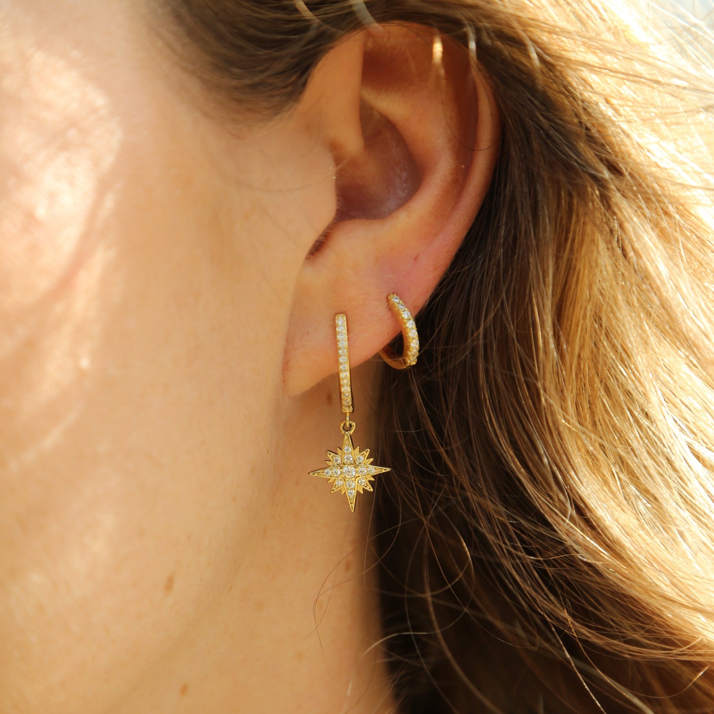 Mae Earrings - Gold