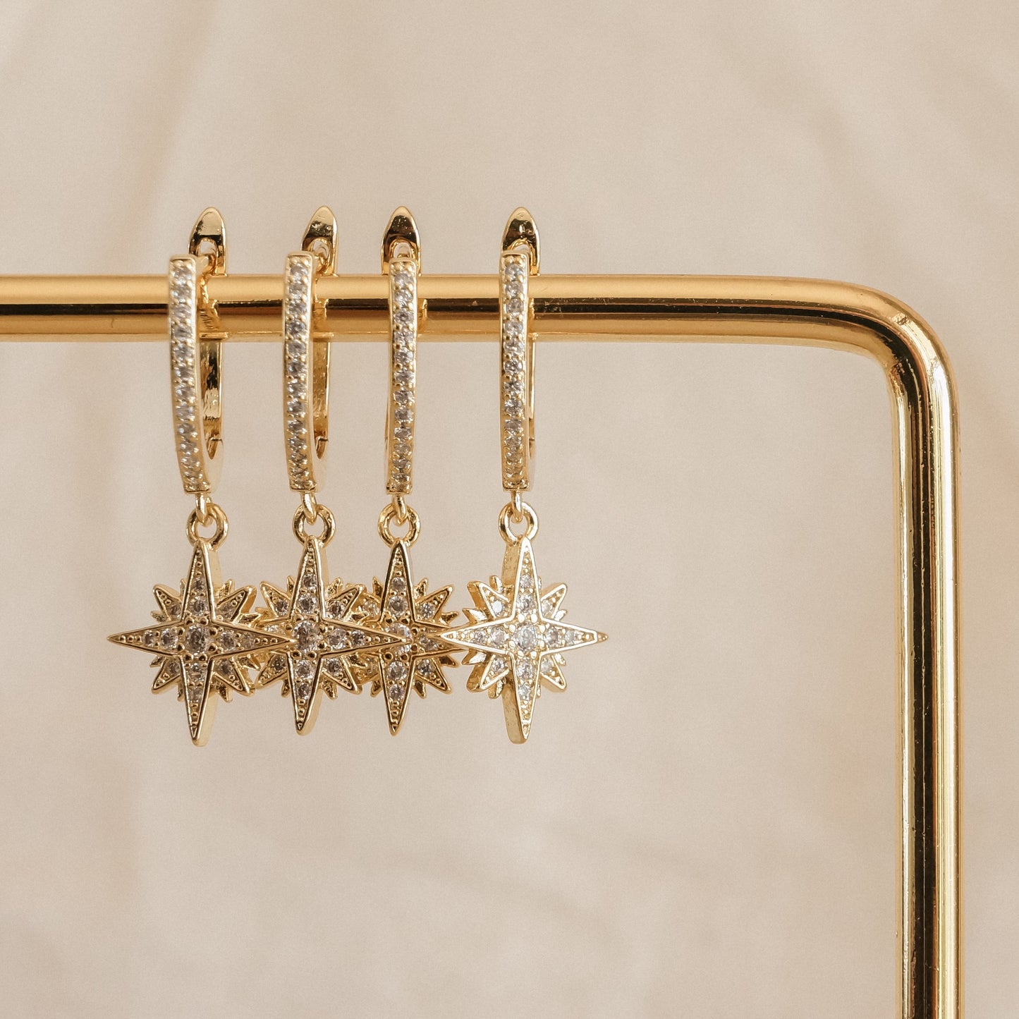 Daisy Earrings - Gold