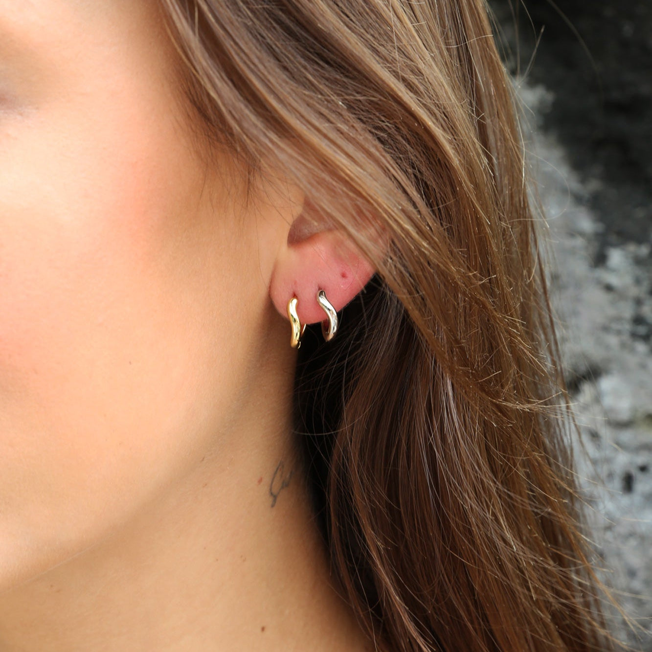 Rebe Earrings - Silver